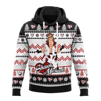 Hooktab The Heartbreak Kid Shawn Michaels WWE 3D Hoodie