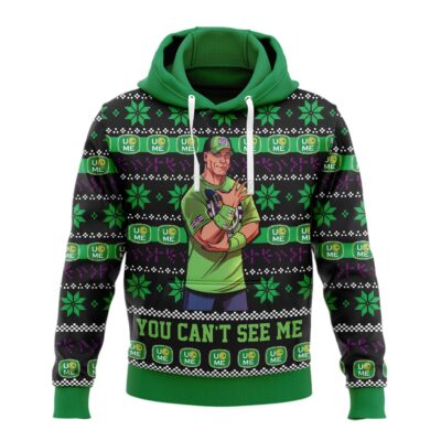 Hooktab John Cena You Can’t See Me WWE 3D Hoodie