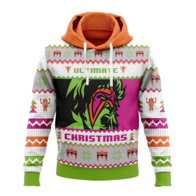 Hooktab The Ultimate Warrior WWE 3D Hoodie