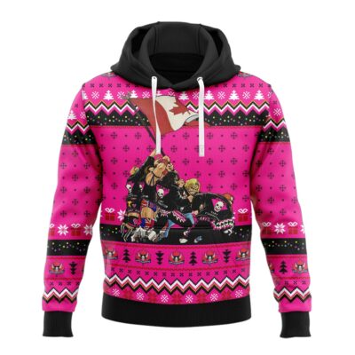 Hooktab Hart Foundation WWE 3D Hoodie