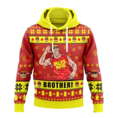 Hooktab Hulk Hogan Brother! WWE 3D Hoodie