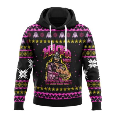 Hooktab Macho Man You Will Eat My Rear Rockets WWE 3D Hoodie
