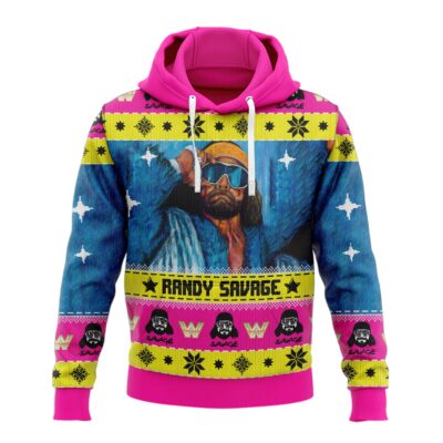 Hooktab Randy Savage WWE 3D Hoodie
