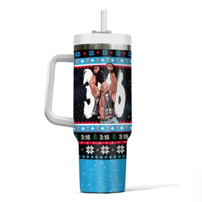Hooktab Stone Cold Steve Austin WWE 40oz Stanley Shape Tumbler