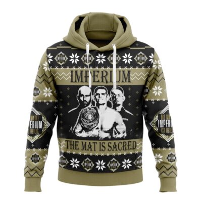 Hooktab Imperium The Mat Is Sacred Gunther WWE 3D Hoodie