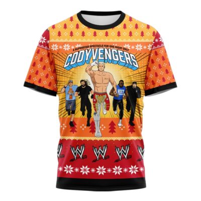 Hooktab Cody Rhodes Codyvengers WWE 3D T-Shirt