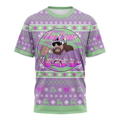 Hooktab Macho Man The Cream Will Rises To The Top WWE 3D T-Shirt