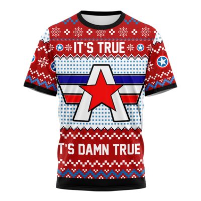 Hooktab Kurt Angle It’s Damn True WWE 3D T-Shirt