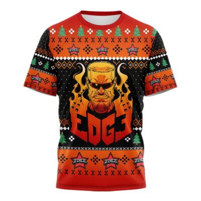 Hooktab Adam Copeland Edge WWE 3D T-Shirt