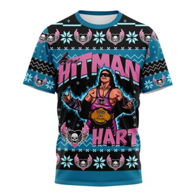 Hooktab The Hitman Bret Hart WWE 3D T-Shirt