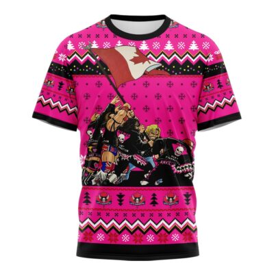 Hooktab Hart Foundation WWE 3D T-Shirt