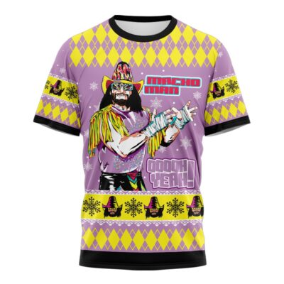 Hooktab Macho Man Oh Yeah WWE 3D T-Shirt