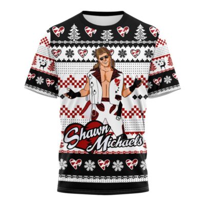 Hooktab The Heartbreak Kid Shawn Michaels WWE 3D T-Shirt