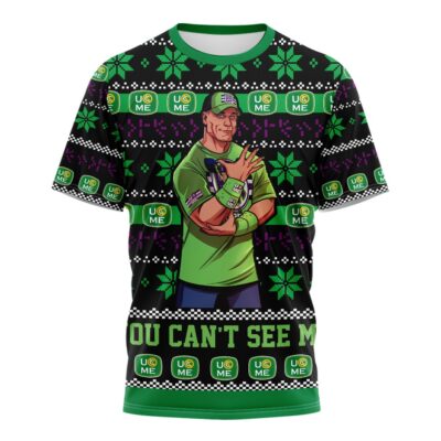 Hooktab John Cena You Can’t See Me WWE 3D T-Shirt
