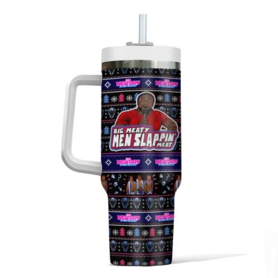 Hooktab The New Day Big Meaty Men Slappin Meat WWE 40oz Stanley Shape Tumbler