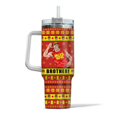 Hooktab Hulk Hogan Brother! WWE 40oz Stanley Shape Tumbler