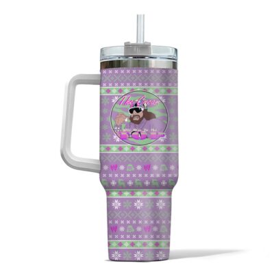 Hooktab Macho Man The Cream Will Rises To The Top WWE 40oz Stanley Shape Tumbler