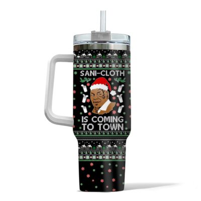 Hooktab Sani Cloth Is Coming To Town WWE 40oz Stanley Shape Tumbler
