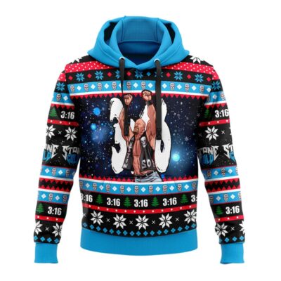 Hooktab Stone Cold Steve Austin WWE 3D Hoodie
