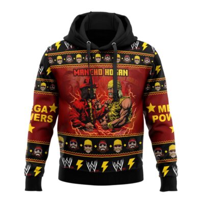 Hooktab Mancho Hogan WWE 3D Hoodie