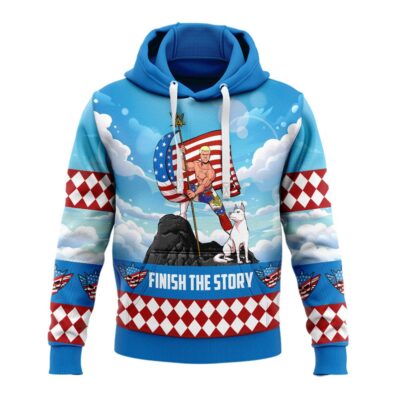 Hooktab Cody Rhodes Finish The Story WWE 3D Hoodie
