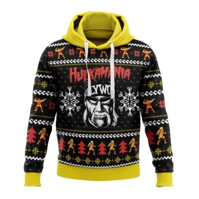 Hooktab Hulk Hogan Hulkamania WWE 3D Hoodie