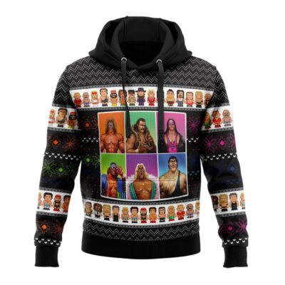 Hooktab WWE Wrestling Legends WWE 3D Hoodie