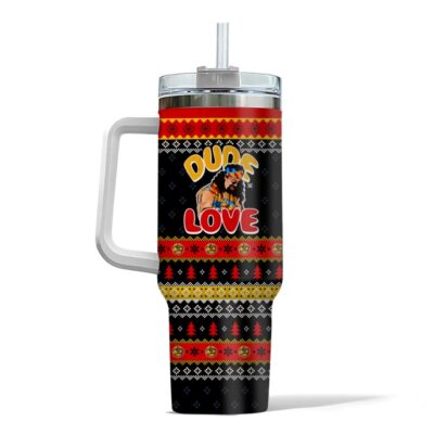 Hooktab Mick Foley Dude Love WWE 40oz Stanley Shape Tumbler