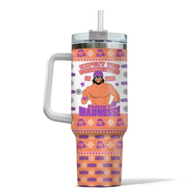 Hooktab Macho Man Expect The Unexpected WWE 40oz Stanley Shape Tumbler