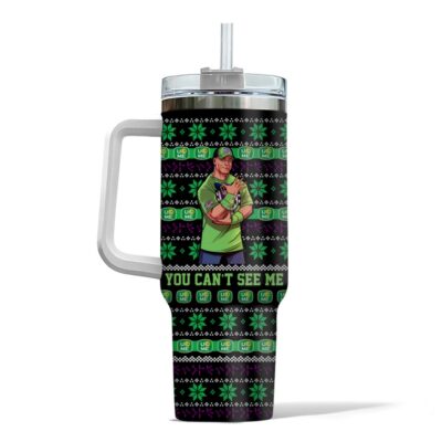 Hooktab John Cena You Can’t See Me WWE 40oz Stanley Shape Tumbler