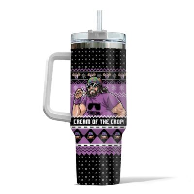 Hooktab Macho Man Cream Of The Crop WWE 40oz Stanley Shape Tumbler